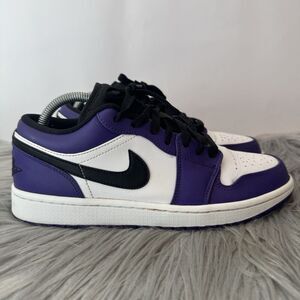 Nike Air Jordan 1 Low Court Purple Size 8.5